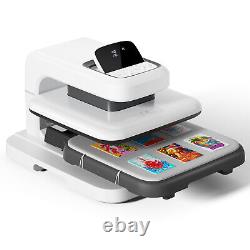 HTVRONT Auto Heat Press 2-Digit 15x15 for T Shirt Printing Adjustable Pressure