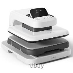 HTVRONT Auto Heat Press 2-Digit 15x15 for T Shirt Printing Adjustable Pressure