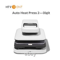 HTVRONT Auto Heat Press 2-Digit 15x15 for T Shirt Printing Adjustable Pressure