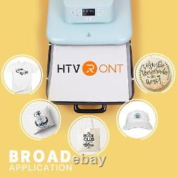 HTVRONT Auto Heat Press Machine 15 x 15 Digital Transfer+10 Heat Transfer Vinyl