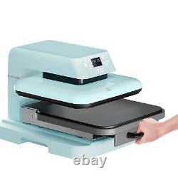 HTVRONT Auto Heat Press Machine 15 x 15 Digital Transfer+10 Heat Transfer Vinyl