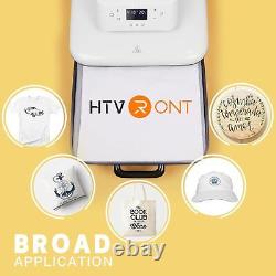 HTVRONT Auto Heat Press Machine 15x15 Transfer Sublimation for Cricut T-shirt
