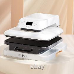 HTVRONT Auto Heat Press Machine 15x15 Transfer Sublimation for Cricut T-shirt