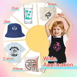 HTVRONT Auto Heat Press Machine Digital Sublimation T-Shirt Plate Hat 15x15 US