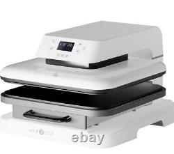 HTVRONT Auto Heat Press Machine for T Shirts 15x15 Smart T Shirt#233
