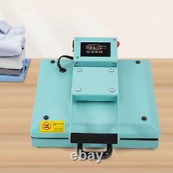 HTV Auto Heat Press Machine Digital Sublimation T-Shirt Plate Hat 15x15 DIY USA