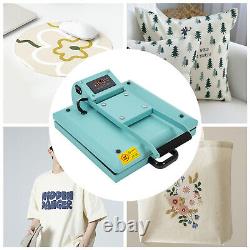HTV Auto Heat Press Machine Digital Sublimation T-Shirt Plate Hat 15x15 DIY USA