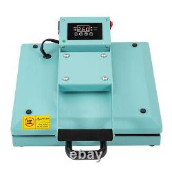 HTV Auto Heat Press Machine Digital Sublimation T-Shirt Plate Hat 15x15 DIY USA