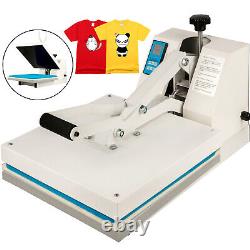 Heat Press 15X15 Clamshell Sublimation Transfer Machine T-Shirt DIY 1400W