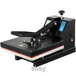 Heat Press 15X15 Digital Clamshell Sublimation Transfer Machine T-shirt 1400W