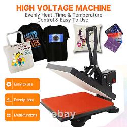 Heat Press 15x15in Machine DIY T-shirt Sublimation Digital Transfer Machine US