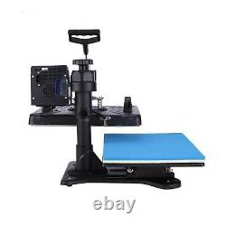Heat Press 8 in 1 Tshirts Press Machine 360° Swing Away Clamshell Printing