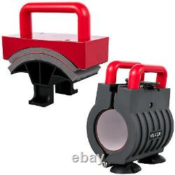Heat Press Easy Press 10 x 10 Red Portable 3 In 1 Mini Press for DIY T-shirt Mug