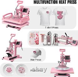 Heat Press Machine 12X15 Inch, Heat Press Machine for T-Shirts, 8 in 1 Heat Pres