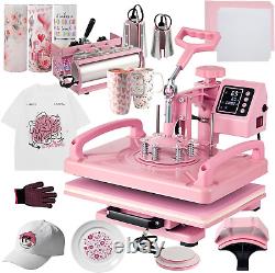 Heat Press Machine 12X15 Inch, Heat Press Machine for T-Shirts, 8 in 1 Heat Pres