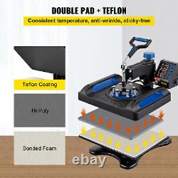 Heat Press Machine 12 x 15in 360 Swing Away Sublimation T-Shirt Transfer Printer