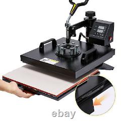 Heat Press Machine 15X15 8in1 Digital Transfer For T-Shirt Mug Hat Plate Cap