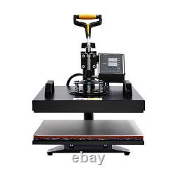 Heat Press Machine 15X15 8in1 Digital Transfer For T-Shirt Mug Hat Plate Cap