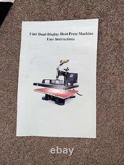 Heat Press Machine 15×15 Inch, T Shirt Transfer Press with 5 in 1 NEW Never Used