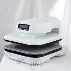 Heat Press Machine 15 Auto Release DIY Shirts Sublimation 4 Customizable Memory