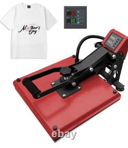Heat Press Machine 15 x 15 Inch Clamshell T-Shirt Transfers Sublimation DIY