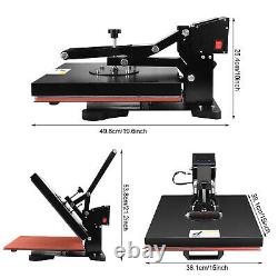 Heat Press Machine 15x15 DIY Digital Clamshell Sublimation Transfer for T Shirt