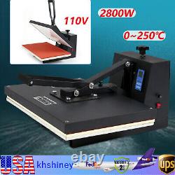 Heat Press Machine 16 x 24 Clamshell Heating Sublimation Printer for T-shirt