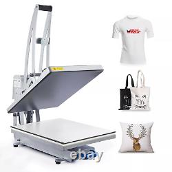 Heat Press Machine 16x20 Auto Open Clamshell T Shirt Press for Clothes Bags More