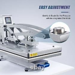 Heat Press Machine 16x20 Auto Open Clamshell T Shirt Press for Clothes Bags More
