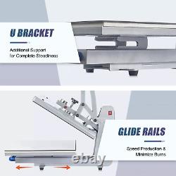 Heat Press Machine 16x20 Auto Open Clamshell T Shirt Press for Clothes Bags More