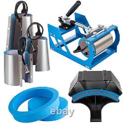 Heat Press Machine 8 in 1 15x12 Sublimation Transfer T-Shirt /Mug/Plate Hat