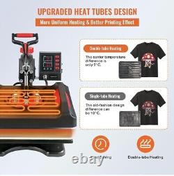 Heat Press Machine 8 in 1 Combo -Tshirt Press Machine with Tumbler Press