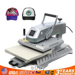 Heat Press Machine Auto Open Clamshell 15x15 SWING AWAY Base T Shirt Heat Press