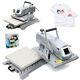Heat Press Machine Auto Open Clamshell 15x15 Swing Away Base T Shirt Heat Press