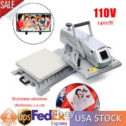 Heat Press Machine Auto Open Clamshell 15x15 SWING AWAY Base T Shirt Heat Press