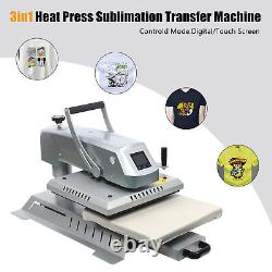 Heat Press Machine Auto Open Clamshell 15x15 SWING AWAY Base T Shirt Heat Press