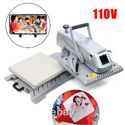 Heat Press Machine Auto Open Clamshell 15x15 SWING AWAY Base T Shirt Heat Press