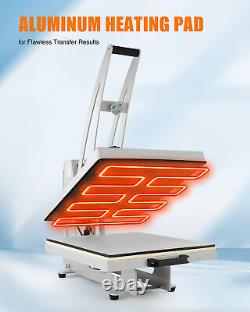 Heat Press Machine Auto Open Clamshell 16x20 Slide Out Base T Shirt Heat Press
