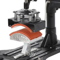 Heat Press Machine Digital Sublimation T-shirt Mug Plate Hat Printer 5 in 1