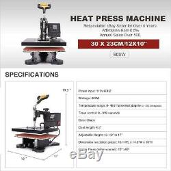 Heat Press Machine Digital Transfer Sublimation For Mug Cap Hat T-Shirt Plate