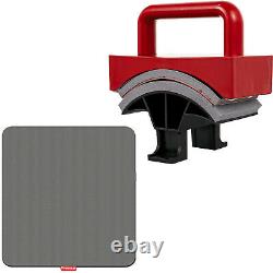 Heat Press Machine Easy Press 10 x 10 Inch Red Portable for DIY T-shirt Hat/Cap