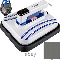 Heat Press Machine Easy Press 12 x 10 Blue Portable for DIY T-shirt Hat and Caps