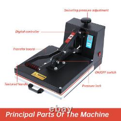 Heat Press Machine HPC480 38 x 38cm HIGH PRESSURE Sublimation T-shirt Print