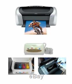 Heat Press Machine Plate Mug T-shirt CISS Printer Sublimation Ink Paper Tape KIT