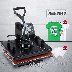 Heat Press Machine Professional 360 Swing-Away T Shirt Press 12x15 Inch 1250W