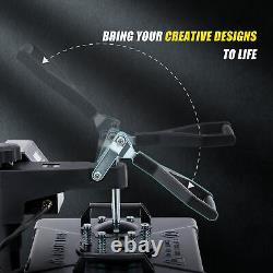 Heat Press Machine Professional 360 Swing-Away T Shirt Press 12x15 Inch 1250W