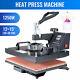 Heat Press Machine Professional Swing-away T Shirt Press Multifunction 12x15in