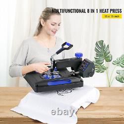 Heat Press Machine Sublimation Machine Blue T-shirt Heat Press