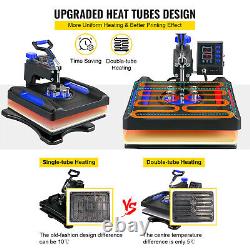 Heat Press Machine Sublimation Machine Blue T-shirt Heat Press