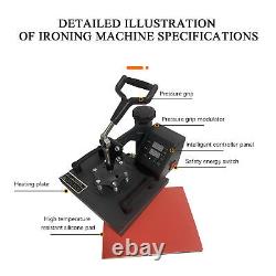 Heat Press Machine Swing Away Digital Sublimation T-Shirt /Mug/Plate Hat